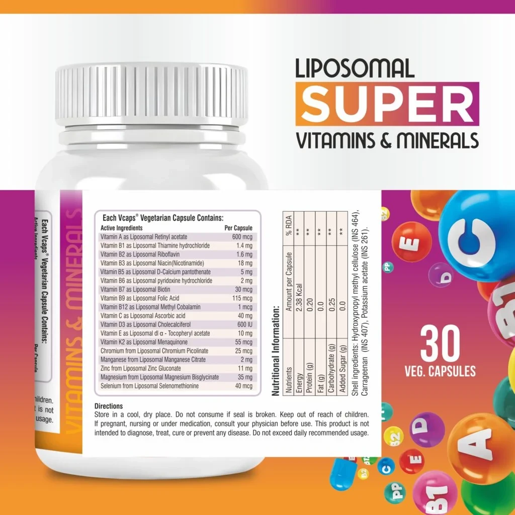 Liposomal Super Vitamins & Minerals